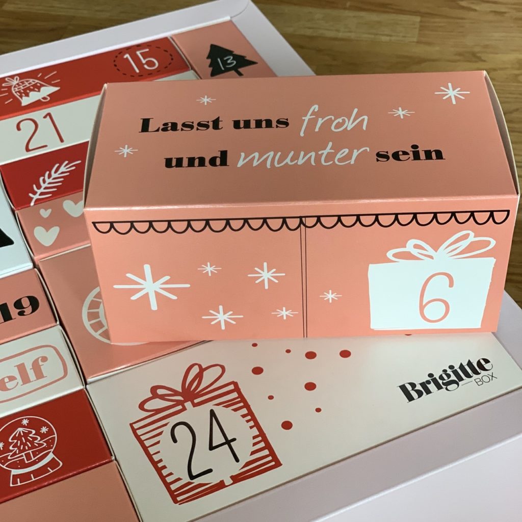 BRIGITTE BOX ADVENTSKALENDER Klassik - Testmiss